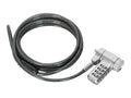 Targus Ultimate Universal Resettable Combination Cable Lock with Slimline Adaptable Lock Head