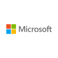 Microsoft logo on a white background