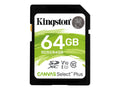 Kingston 64GB SDHC Canvas Select 80R CL10 UHS I