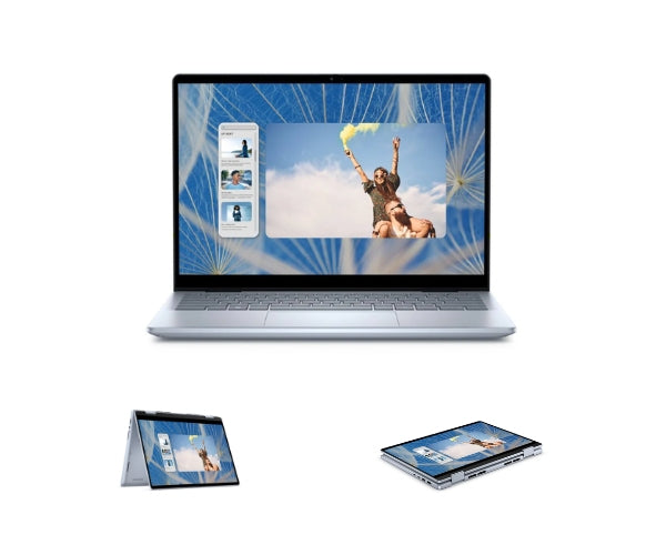 Dell Insp 7440 2in1/Core 5 120U/1x16GB/1TB SSD/14.0” FHD+ Touch/Intel Graphics/FgrPr/WLAN + BT/Backlit Kb/Active Pen/4 Cell/W11Home/1Y Basic Onsite
