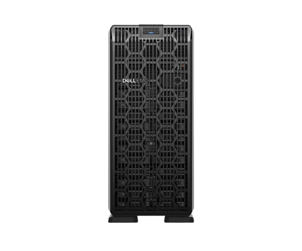 Dell PE T550/Châssis 8 x 3,5”/Intel Xeon Silver 4309Y/16 Go/1 SSD SATA 480 Go lecture intensive/Cadre de sécurité Parallax/Broadcom 5720/PERC H755/iDRAC9 Enterprise 15G/Double alimentation Titanium 700 W/3 ans de service de base sur site