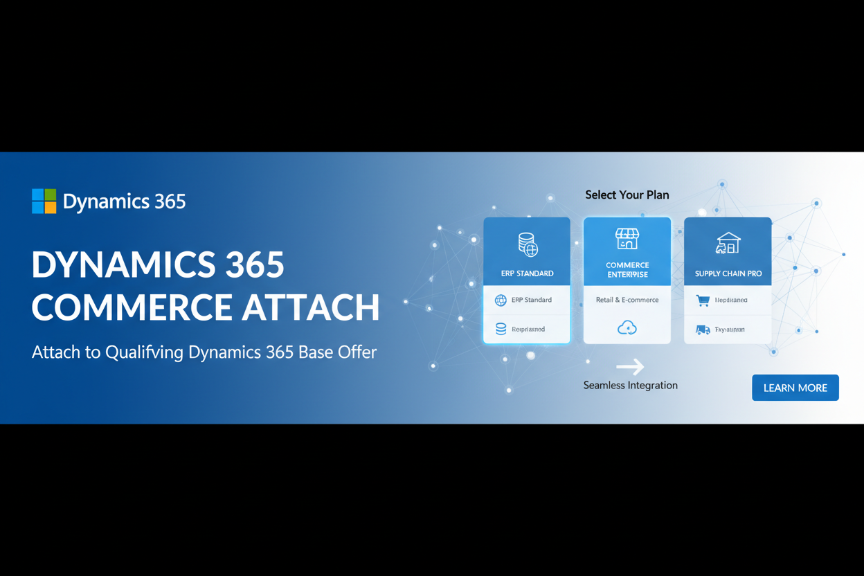 Dynamics 365 Commerce Attach Banner