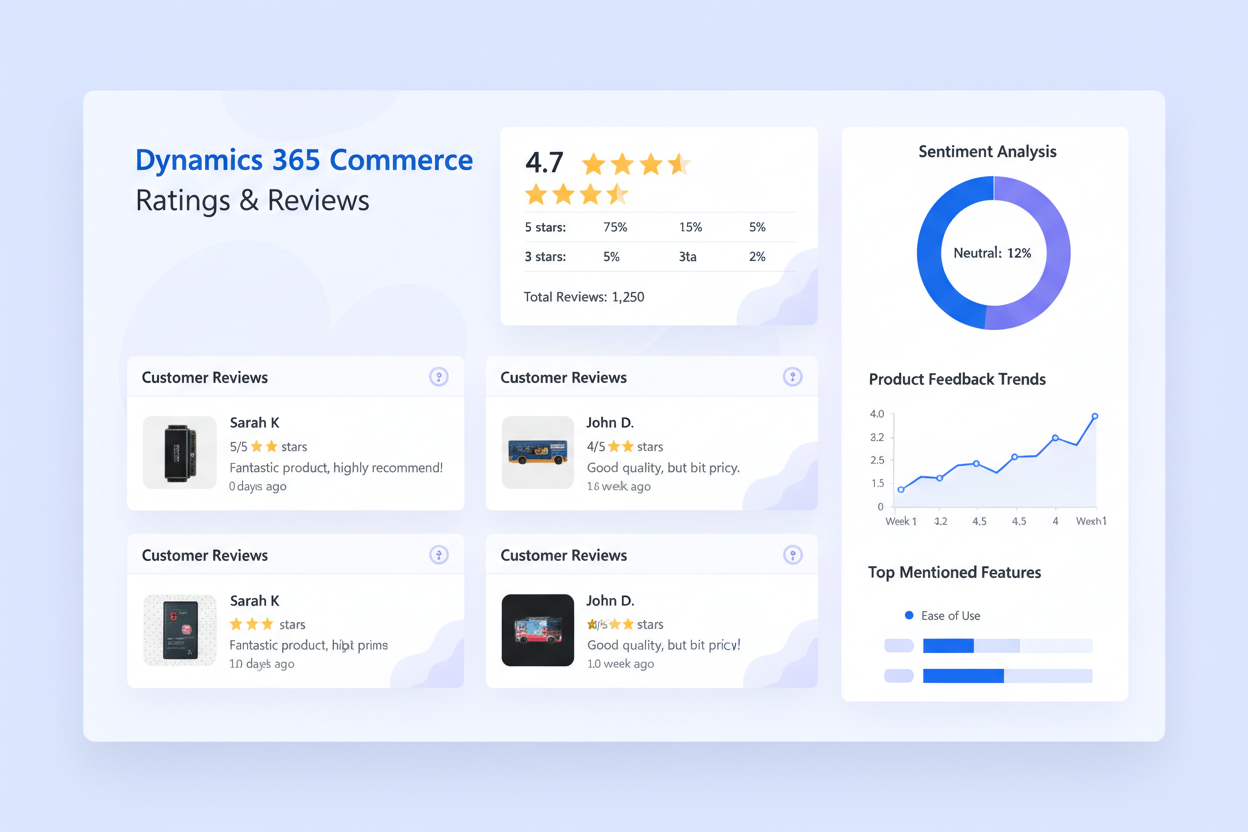 Dynamics 365 Commerce Ratings and Reviews