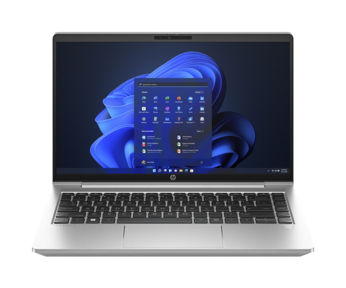 HP ProBook 445 G10 Ryzen 5 7530U 16GB (1x16GB) DDR4 3200 512GB PCIe NVMe SSD 14 FHD AG UWVA 250 HD NarrowBezel Win 11 Pro 64 Dual AryMicUSB2 WFOVCamera Clickpad with numeric keypad Wi Fi 6+BT5.3 HP 3 year NBD Onsite