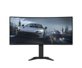Lenovo Monitor G34w 30 Curve UWQHD 3440x1440 165Hz 2XHDMI 2.0 DP 1.4 FreeSync Speakers Raven Black 3 Year Warranty
