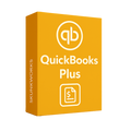 QuickBooks Plus dashboard showcasing project tracking and inventory tools.