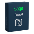 Sage Payroll interface showing employee pay run and tax calculation.